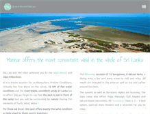 Tablet Screenshot of kitesurfingmannar.com